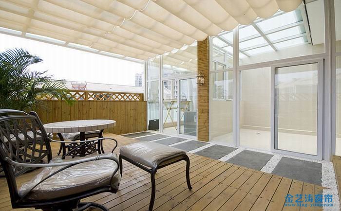 陽光房電動天棚簾的優點二