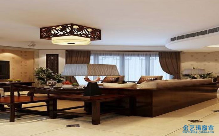 中式窗簾裝修如何更好的搭配辦公室? 金藝濤窗簾